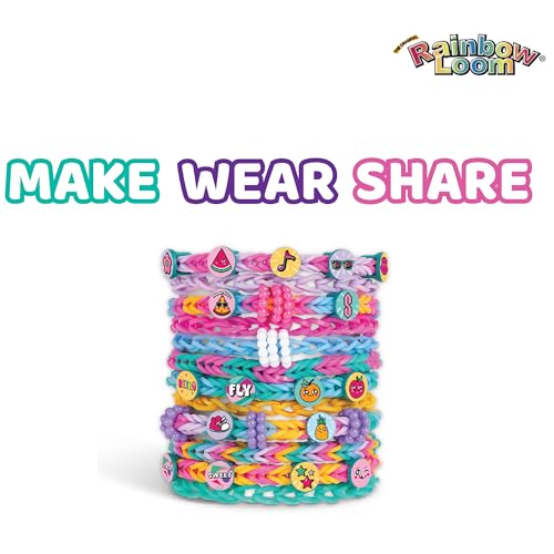 Rainbow Loom AutoLoom Petit Kit, 1000 Rubber Bands & Beadmoji Jewelry Set