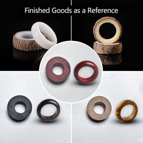 IGDXU Sandalwood Ring Craft Kit for Beginners, DIY Jewelry Making Set