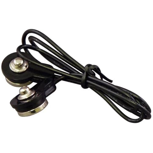 (5 Pack) Replacement for SNAP Circuits 6SCJ1 Replacement Part 18" Black Jumper Wire Male to Male
