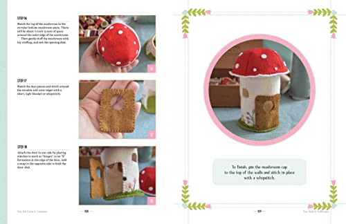 Tiny Felt Cuties & Creatures: A step-by-step guide to handcrafting more than 12 felt miniatures--no machine required (Sew Cute!, 2)