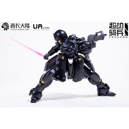 Sheik Mainland 1/144 ZA-11 ZI-KRON Metallic Black Model Kit - color: Zi-kron Metallic Black