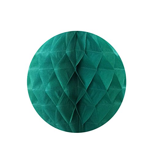 Wrapables 6" Set of 5 Tissue Honeycomb Ball Party Decorations for Weddings, Birthday Parties, Baby Showers, and Nursery Décor, Green - color: Green, Set of 5