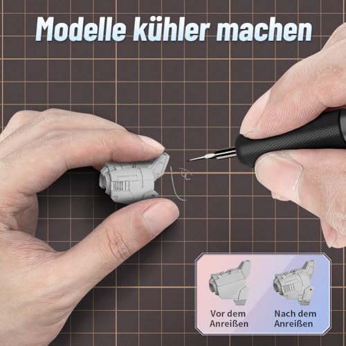 stedi Model Scriber Chisel,Tungsten steel Blades 0.15mm,for Modeling Hobby - style: Blue+0.15mm