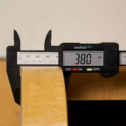 NEIKO 01417A 6” Digital Caliper | Electronic Measuring Tool | Range of 0-6”or 0-150mm | Inch and Millimeters | Large LCD Display | External and Internal Measuring Jaw | Zero Setting and Auto Off - size: 6 Inch, style: Plastic