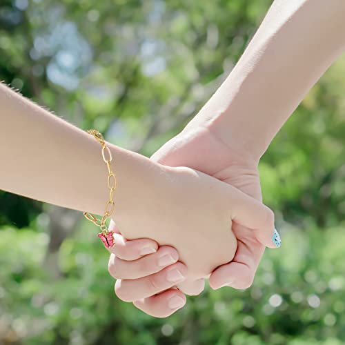 tiggell 20Pcs Chain Bracelets Kit, Alloy Link with Lobster Clasps - color: Gold