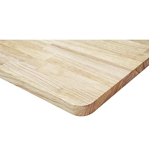 1" Thick Solid Wood Butcher Block Top - 24"D x 36"L - By BenchPro - size: 36"L x 24"W