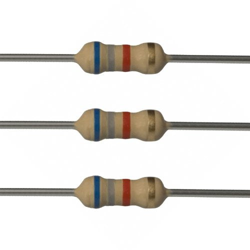 E-Projects 250EP5146K80 6.8k Ohm Resistors, 1/4 W, 5% (Pack of 250)