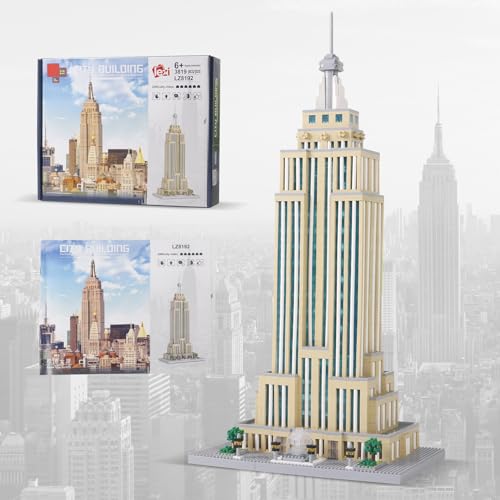 3819PCS New york Empire State Micro Mini Building Blocks toys Sets - color: Tower