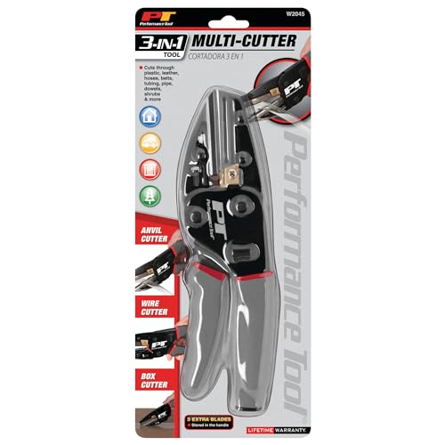 Performance Tool W2045 3-in-1 Multi-Cutter Utility Knife