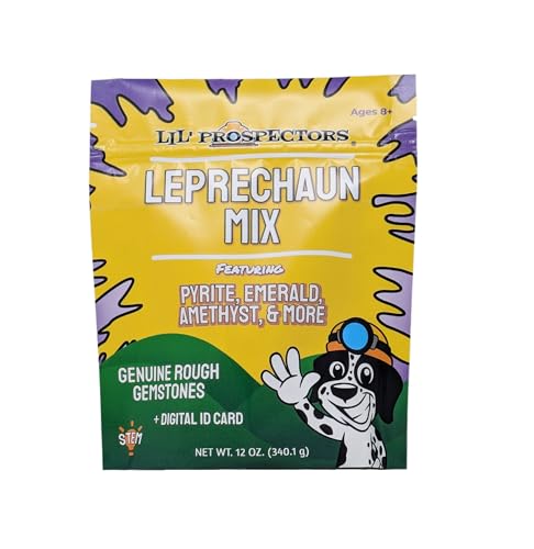 Lil' Prospectors Leprechaun Collector's Mix - 12+ oz Genuine, Rough Gemstones