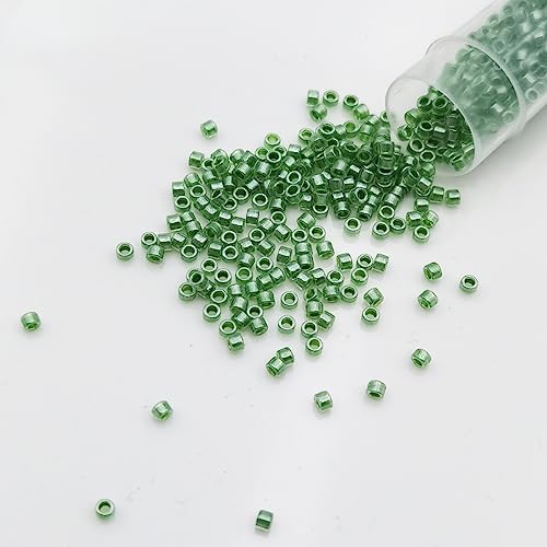 INSPIRELLE Uniform 80 Gram 12/0 (2mm) Cylinder Glass Seed Beads - color: 16x Pearl Lustre Colors