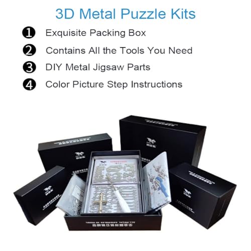 FILASLFT 3D Metal Puzzles for Adults,Mechanical Spider King 3D Puzzles - color: A11-metal Puzzle