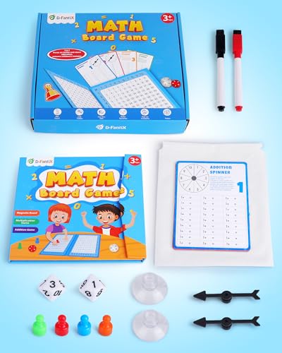 D-FantiX Magnetic Addition Multiplication Game Board