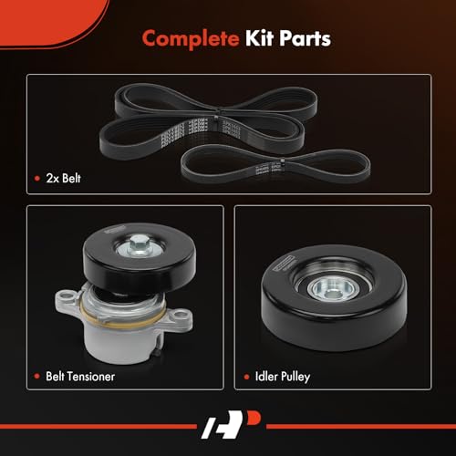 A-Premium Engine Serpentine Belt Drive Kit Compatible with Suzuki, Chevy