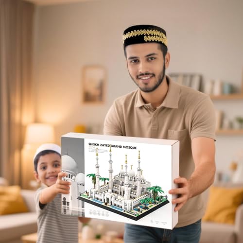 Sheikh Zayed Grand Mosque Building Blocks Set - style: Sheikh Zayed Mosque