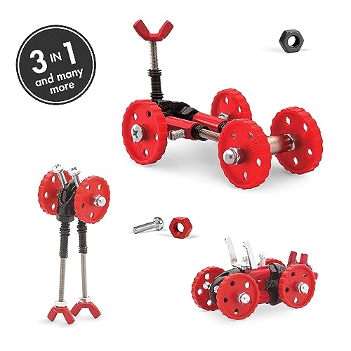 The Off Bits Vehicle Stem Building Toys, Educational Build Your Own Robot Toy for Kids Age 6 7 8 9+ Year Old Boys & Girls, Stem Engineering Kit, Construction Toys Steam Gift Ideas - FormulaBit