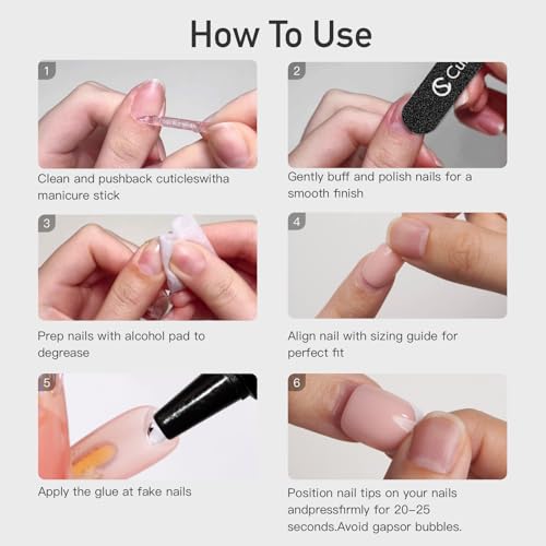 CurvLife Short Square Glitter Fall Press On Nails, Golden Floral, Soft Gel - color: Brown Floral and Glitter