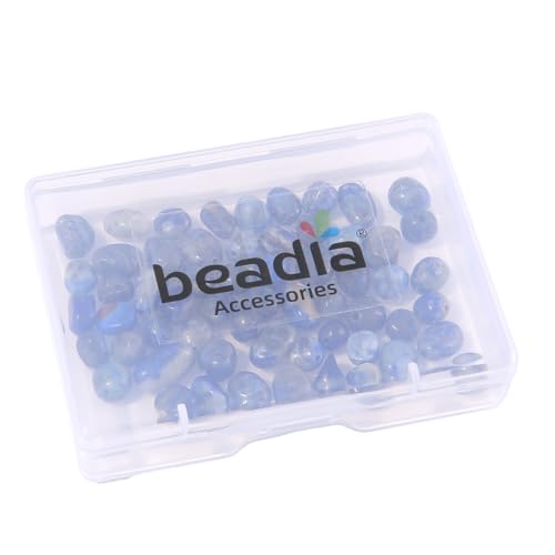 BEADIA Natural Irregular Freeform Lapis Lazuli Stone Beads for DIY Jewelry Making 5-8mm 38cm - color: Lapis Lazuli