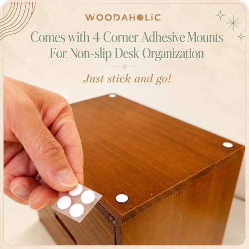 Vintage 5-Drawer Wooden Desk Organizer - Craft Storage - Rustic Shelf Drawer - Home Bedazzling, Rhinestone Organizers and Accessories - Embroidery Floss - Apothecary Cabinet, Art Storage I Stackable - size: 5 Drawer