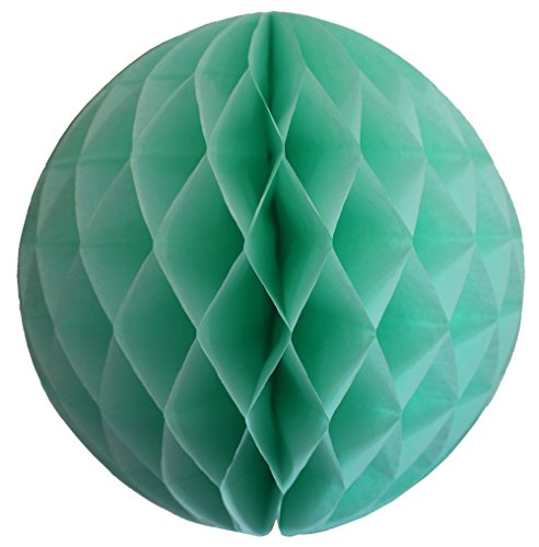 Devra Party Mint Green Honeycomb Balls Set (12 inch, 8 inch, 5 inch) - color: Mint