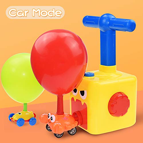 BAKAM Toddler Toys 3-4 for Boys Girls, Balloon Launcher & Powered Car Set, Fun Toddlers STEM Toy Balloon Pump Cars Racer Kit for Kids 3-5 (Duck) - color: Duck