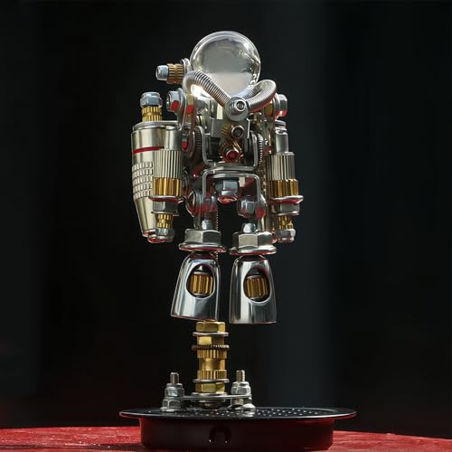3D Puzzles for Adults,Space Astronaut Building Set, 3D Metal Astronaut Puzzle DIY Assembly Crafts Desktop Decoration, 154+PCS Cool Collectible Gift for Adults