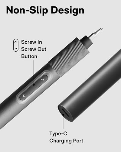 HOTO 25-in-1 Mini Electric Screwdriver, Precision Screwdriver Set