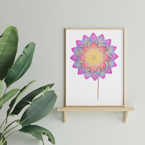 3D Wooden Puzzles Mandala Wall Art for Adults - color: Mandala