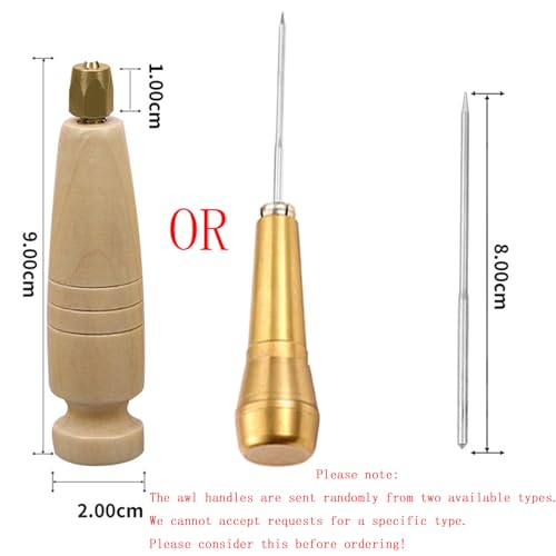 Bookbinding Punching Cradle with Aluminum Piercing Guide, with a Wooden-Handled Awl, Signature Punching Tool Set for Bookbinding Kit, for Book DIY Crafts, Polished Smooth Surface, Easy to Use Guide