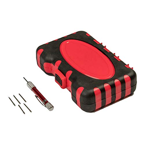 King Deluxe Hobby Knife Set, Steel Blades, Rubber Coated Blade Holders, Caliper, Precision Screw Driver, Tweezers, Storage Case (33-PC Set)