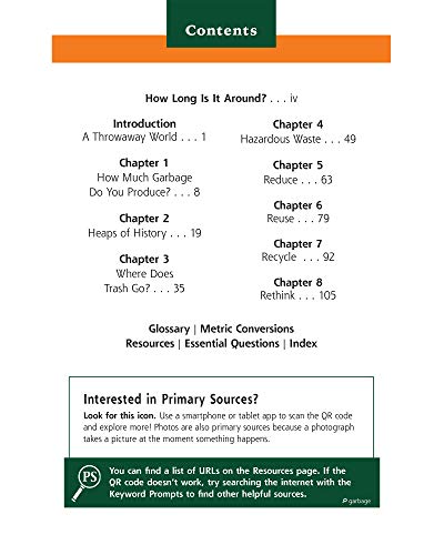 Garbage: Follow the Path of Your Trash with Environmental Science Activities for Kids (Build It Yourself)