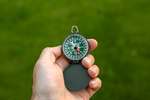 Coghlan's Compass – for Hiking, Camping, Survival & Orienteering – Map, Deluxe Map, Lensatic, Liquid-Filled, Pocket, Wrist, Trail, Carabiner, Pin-On & LED Navigation Tools - size: Liquid-Filled Compass – 7.75"