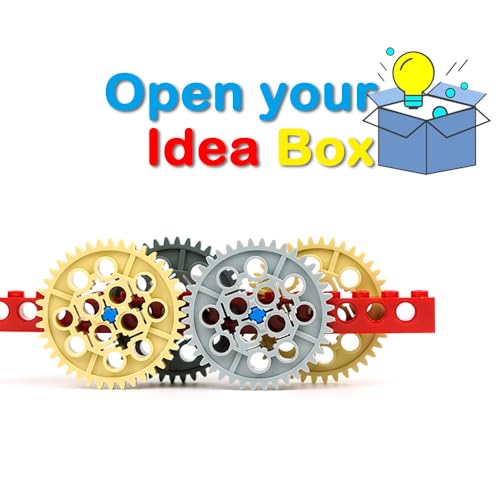BroTex Technical-Parts-Beams-Gears Bricks Bulk Pins Connectors, Compatible with Car-Motors Accessories Building Blocks Sets MOC Buildings Toys for Adults Kids Age 6+ Toys - color: Mix Set