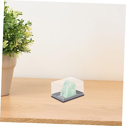 ORFOFE 6-Pack Mineral Specimen Storage Cases 2.08X1.65X1.25 Inch Transparent Display Boxes with Fall-Resistant Durable Plastic for Rock Crystal Collection and Sample Organization