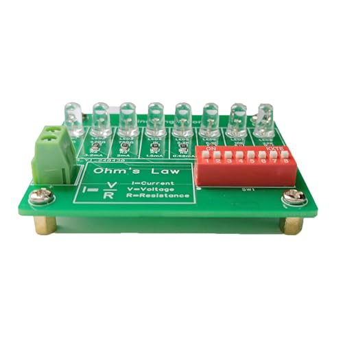 Soldering Practice Kit Experimental Kit for Current and Resistance Relationship Soldering Project Kit Experimental Equipment for SMD Resistors