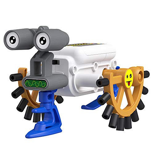 Thames & Kosmos ReBotz: Scootz – The Cranky Crawling Robot | Build a Wacky Motorized Robot! | Collect All 4 | Combine to Make New Robotic Creations | Great Stocking Stuffer, Easter Basket Goodie - style: Scootz - The Cranky Crawling Robot