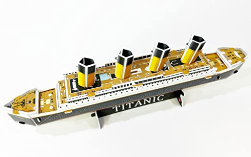 Brick Loot Titanic Paper Craft Kit, 30-Piece Ship Model DIY Display Puzzle