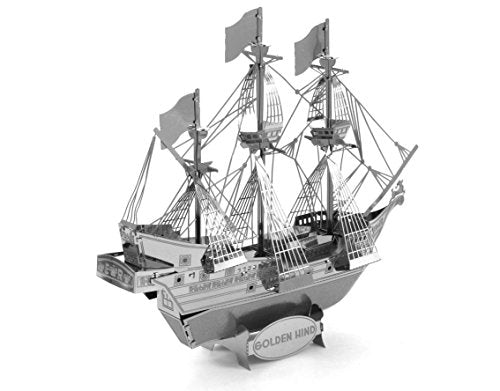 Metal Earth 3D Metal Model - Golden Hind Ship - color: Multicolored
