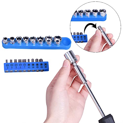 CARTMAN 148-Piece Automotive And Household Tool Set, Blue Repair Kit Case - color: Blue
