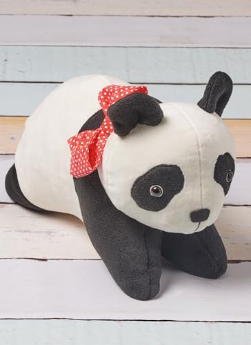 Simplicity SS3023OS Plush Bunny, Cat, Dog and Panda Sewing Pattern Packet by Elaine Heigl Designs, Design Code S3023, One Size, Multicolor