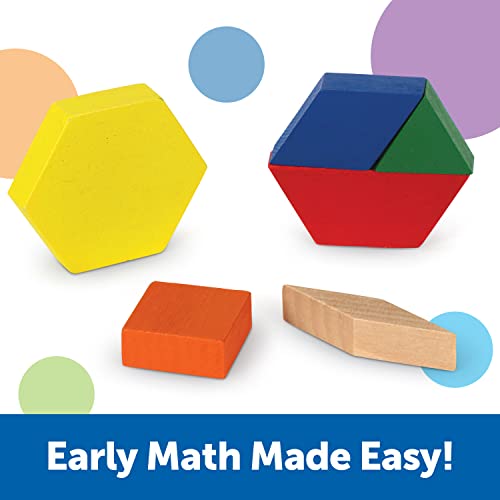 Learning Resources Wooden Pattern Blocks
