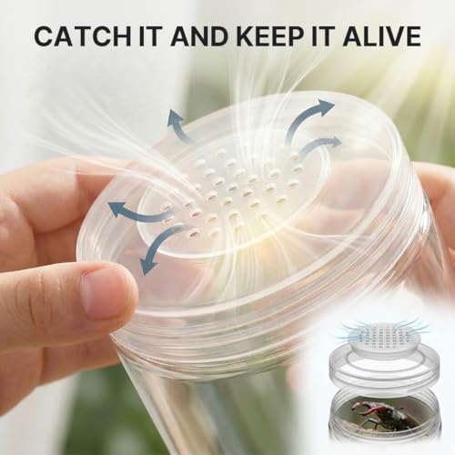 11-Piece, Insect Collecting Belt Set - Hands-Free Bug Collection Kit With Vented Jars & Tools, Used For Scientific And Natural Exploration, Insect Specimen Tools Kit, Adjustable One Size Fits All