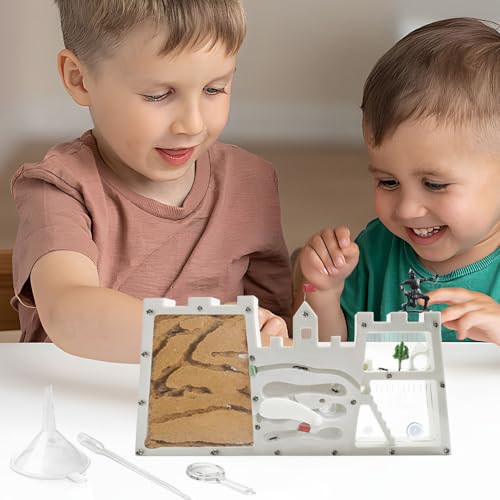 Ant Farm for Kids, Large Ant Farm Castle Kit with Sand and Accessories