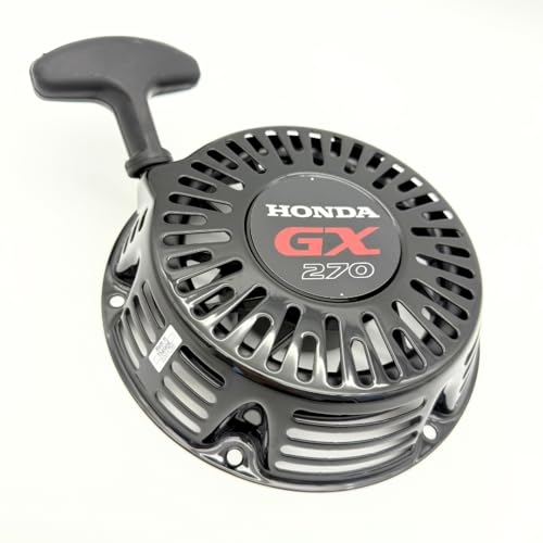KINDZA Genuine 28400-Z5K-305ZB Recoil Starter Assembly with Genuine Emblem 87521-Z5K-000 for Honda GX270 GX240 Engines WT30XK4 FRC800 Superseded by 28400-Z5K-013ZA - size: 28400-Z5K-305ZB