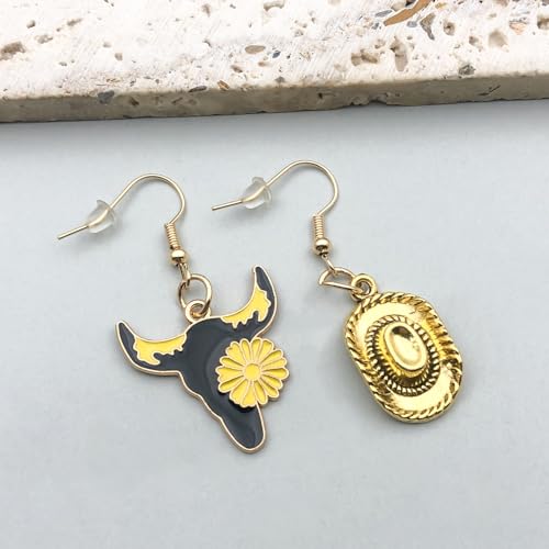 30pcs Western Cowboy Charms for Jewelry Making Alloy Boot Gun Cowboy Boot Hat Horse Cactus Charms Pendants for Necklace Earrings Bracelet Keychain Father's Day Gifts DIY Craft Findings (SN1042) - color: Black White Pink Charms
