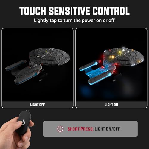 Nitemode Light Kit for LEGO 10356 Enterprise NCC-1701-D, Lights Only