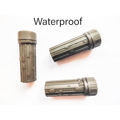 eGreen 20-100 Windproof Stormproof Matches Waterproof Cases & Rope Options - style: 4xcontainer Matches + Wax Rope