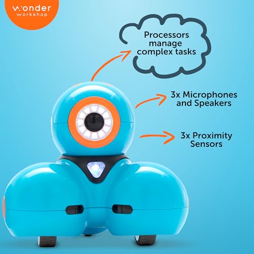 Wonder Workshop Dash Robot - Coding Robots for Kids 6+ - Voice Activated STEM Robot Toys - Interactive, Educational & Programmable (Pack of 2) - size: Dash Robot (Pack of 2)
