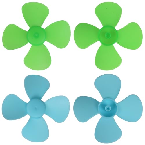 40PCS 2mm Bore 4-Blade Plastic Propellers for DC Motor