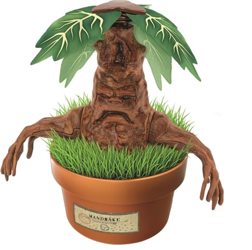 Clementoni - Harry Potter Mandrake Terrarium Kit, Children's Botany Scientific Set, Real Grass Growing Terrarium with Mandrake Figure for Painting, Gift for Children from 7 Years Old - 19458